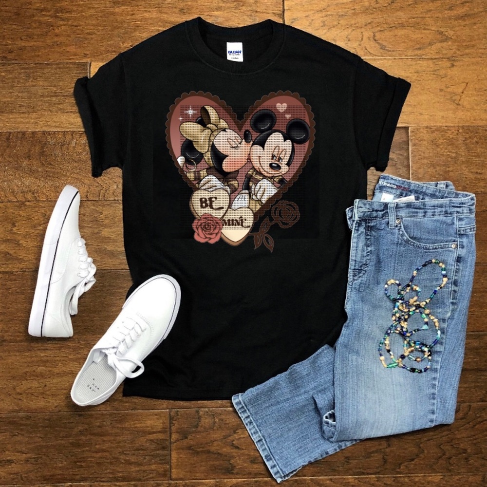 Mickey Minnie love chicano shirt